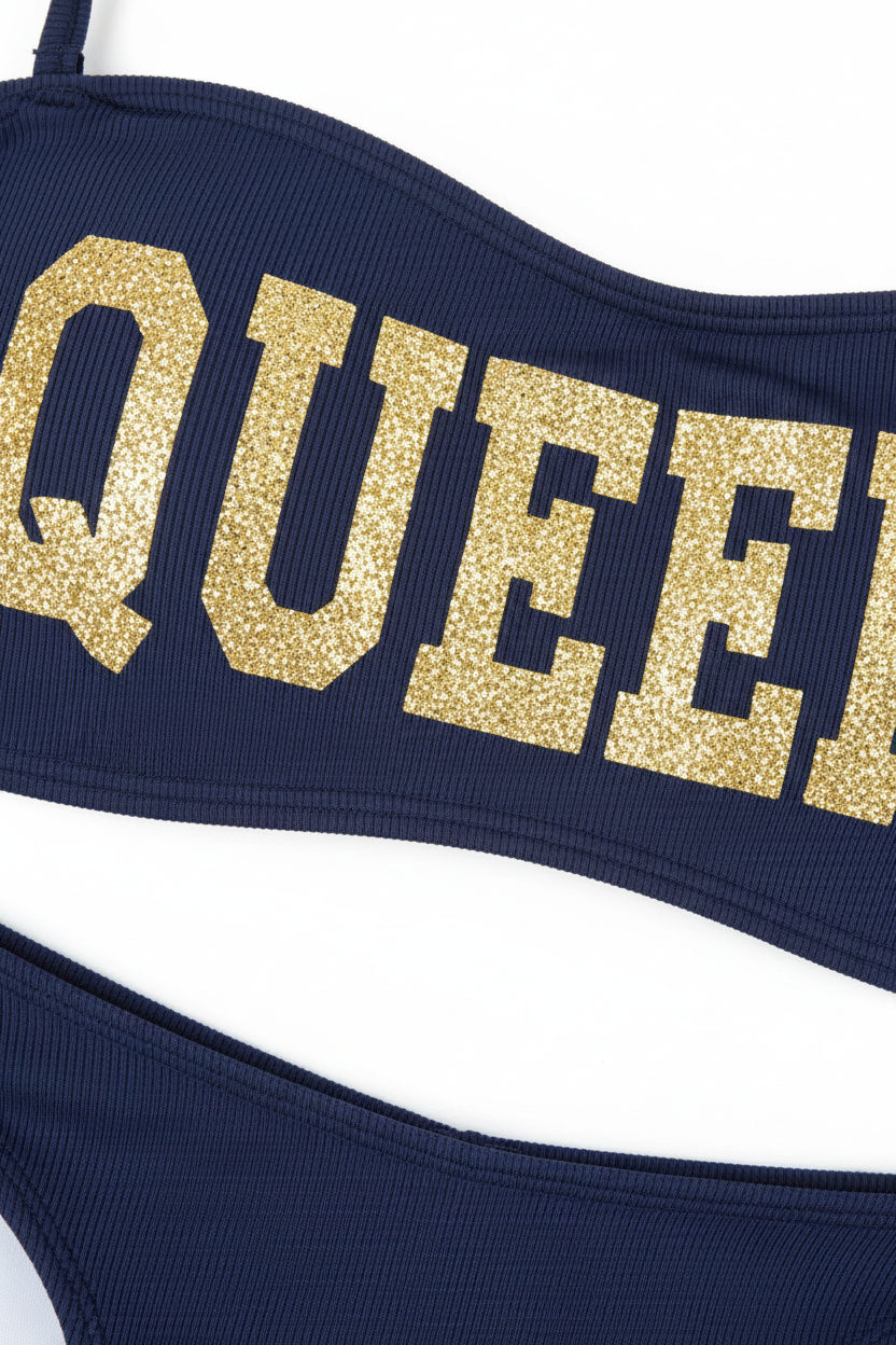 Bikini azul QUEEN