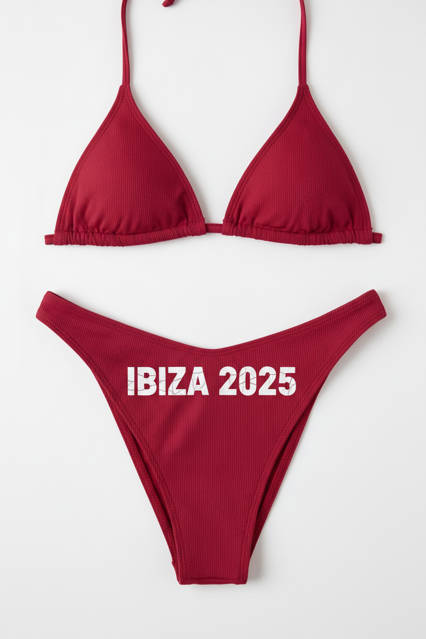Bikini rojo IBIZA 2025