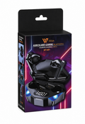 Auriculares Inalámbricos Gaming con Estuche LED y Pantalla