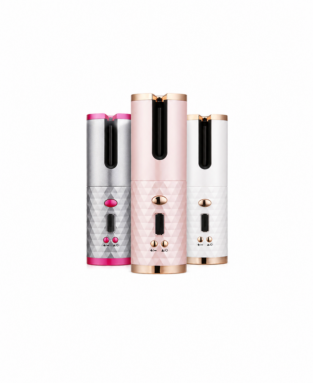 Rizador de cabello Automático Inalámbrico con Control de Temperatura