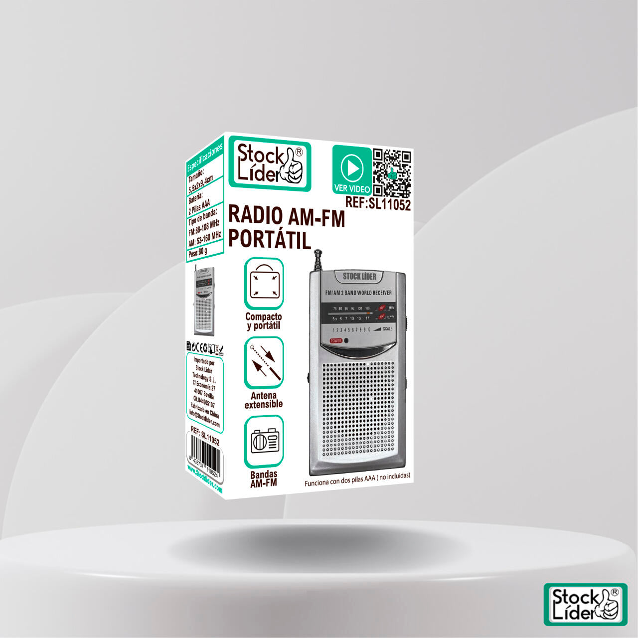 Radio am-fm portátil