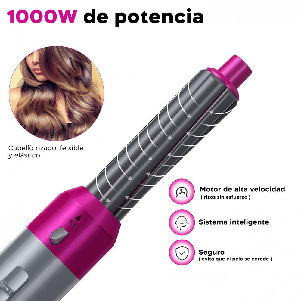 Cepillo Secador Rizador Y Moldeador De cabello 5 En 1