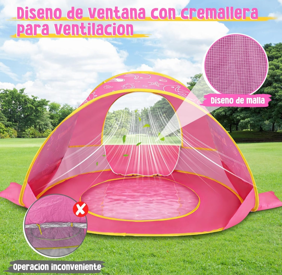 Carpa para playa. Para bebés