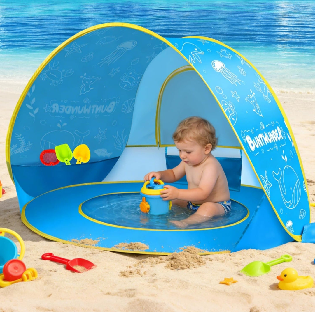Carpa para playa. Para bebés